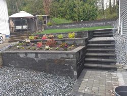 Brick Garden /w Stairs